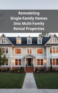 Remodeling Single-Family Homes Into Multi-Family Rental Properties