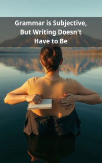 Grammar is Subjective, But Writing Doesn't Have to Be