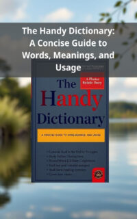 The Handy Dictionary: A Concise Guide to Words, Meanings, and Usage