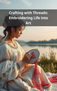 Crafting with Threads: Embroidering Life into Art