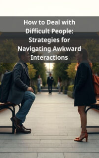 How to Deal with Difficult People: Strategies for Navigating Awkward Interactions