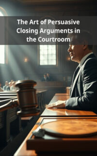 The Art of Persuasive Closing Arguments in the Courtroom