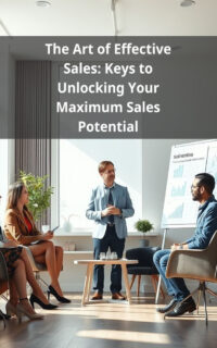 The Art of Effective Sales: Keys to Unlocking Your Maximum Sales Potential
