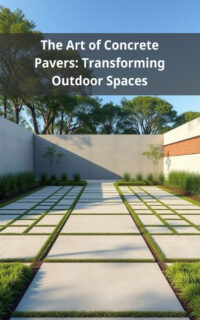 The Art of Concrete Pavers: Transforming Outdoor Spaces