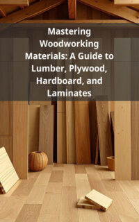 Mastering Woodworking Materials: A Guide to Lumber, Plywood, Hardboard, and Laminates