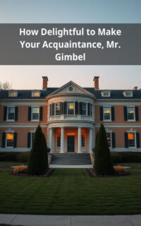 How Delightful to Make Your Acquaintance, Mr. Gimbel