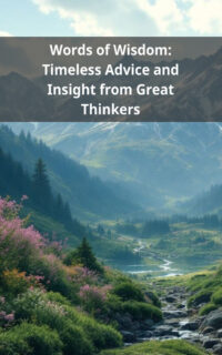 Words of Wisdom: Timeless Advice and Insight from Great Thinkers