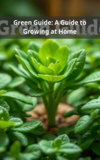 Green Guide: A Guide to Growing at Home