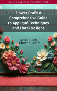 Flower Craft: A Comprehensive Guide to Appliqué Techniques and Floral Designs