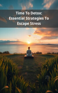 Time To Detox: Essential Strategies To Escape Stress